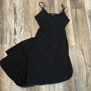 Express |Black Sleeveless Spaghetti Strap Sundress